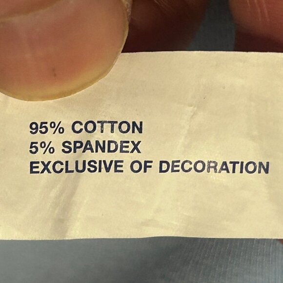 Gap Kids XL(12) Light Blue Star-Embroidered Long-Sleeve Stretch Cotton Shirt - Picture 7 of 11